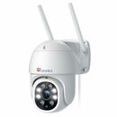 Bild 1 von 2K 4MP Überwachungskamera Aussen WLAN, 2560×1440P Ctronics PTZ WiFi IP Kamera Outdoor mit Automatische Verfolgung, Personenerkennung, Farbiger Nachtsicht, 355°/90° Schwenkbar, Zwei-Wege-Audio, IP