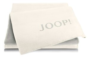 JOOP! Uni-Wohndecke DOUBLEFACE 150 x 200 cm in Beige/Grau