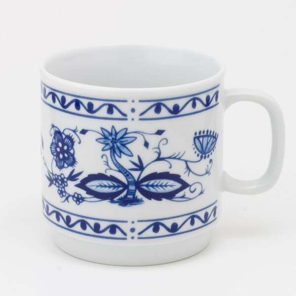 Bild 1 von KAHLA Tasse /Kaffeebecher 300 ml ROSSELLA ZWIEBELMUSTER Weiß/Blau