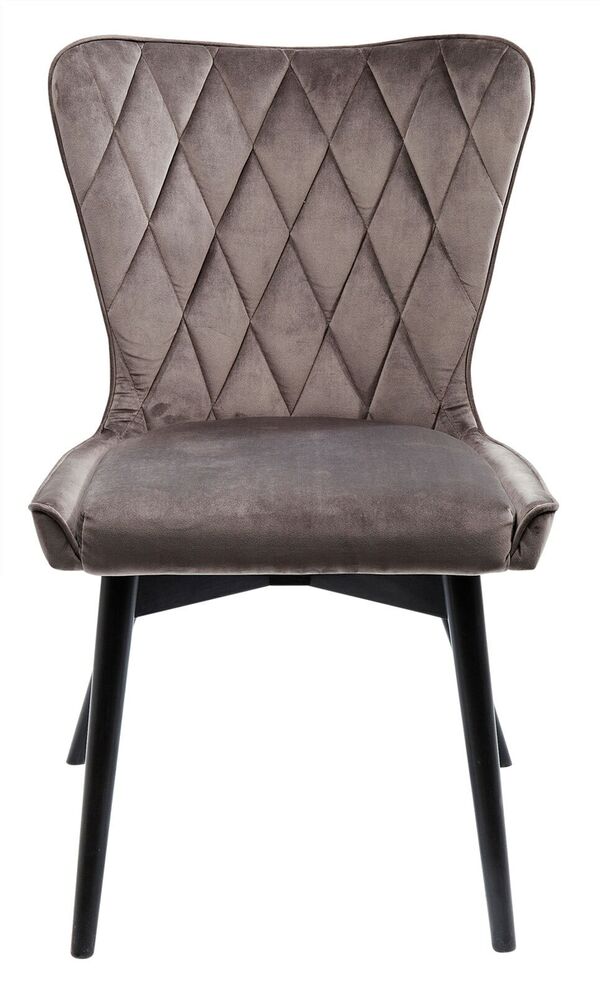 Bild 1 von KARE DESIGN Esszimmerstuhl BLACK MARSHALL VELVET grau