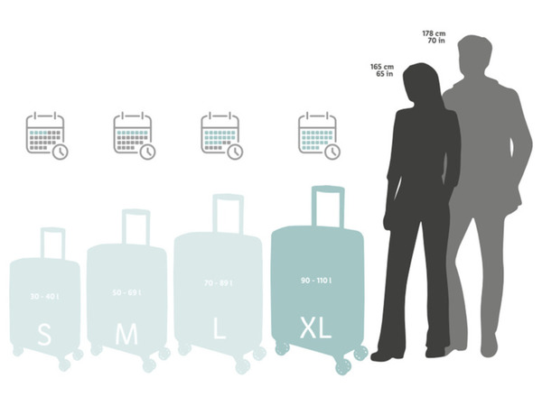 Bild 3 von TOPMOVE® Kofferset, Softcase, 62 l und 96 l