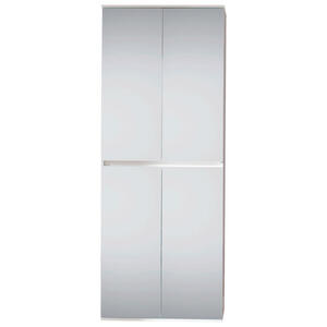 Garderobenschrank Mirror weiß B/H/T: ca. 74x191x34 cm