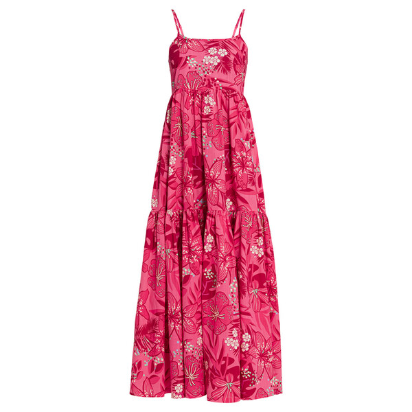 Bild 1 von Damen Maxikleid mit Blumen-Allover PINK