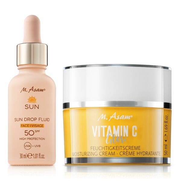 SUN & VITAMIN C Pflegeroutine für Sonnenschutz & strahlende Haut 2 ...
