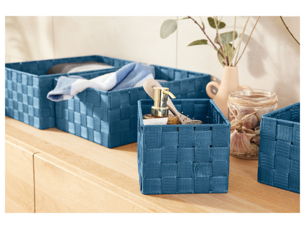 Bild 2 von LIVARNO home Hängeregal \ Korb-Set \ Aufbewahrungskorb, mit stabilem Metallrahmen