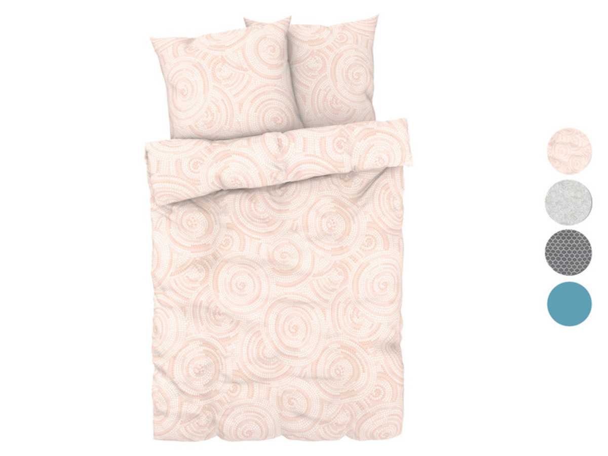 Bild 1 von LIVARNO home Mikrofaser-Satin-Bettwäsche,155 x 220 cm