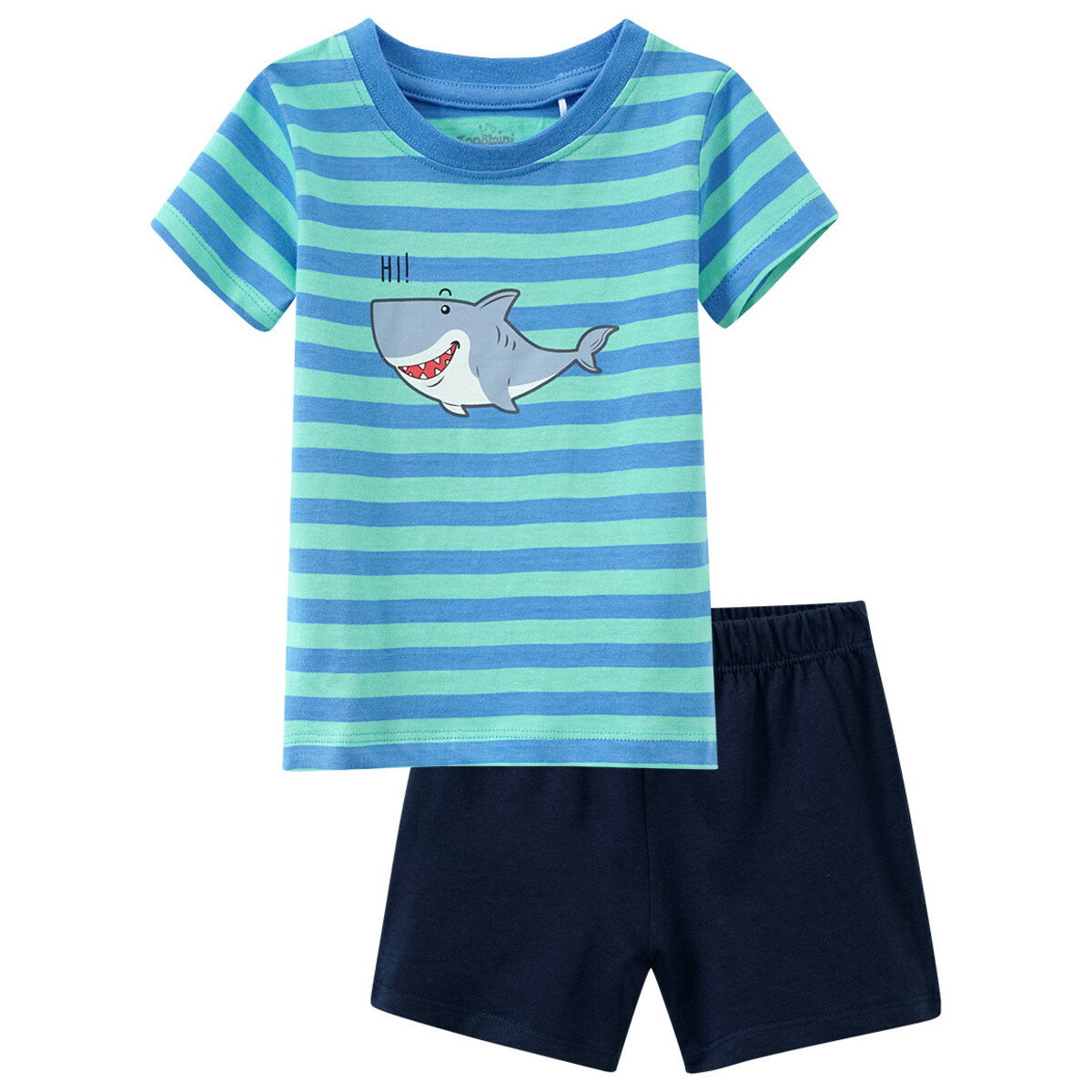 Bild 1 von Baby Shorty mit Hai-Print BLAU / TÜRKIS / DUNKELBLAU