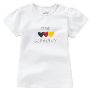 Baby T-Shirt im Deutschland-Look WEISS
