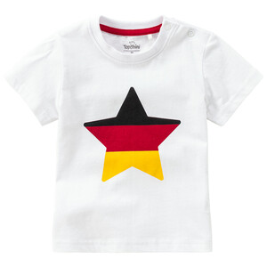 Baby T-Shirt im Deutschland-Look WEISS