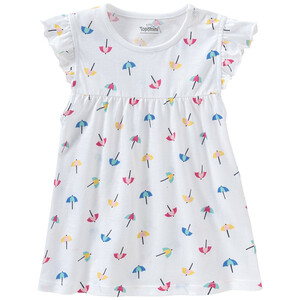 Baby T-Shirt mit Allover-Print WEISS