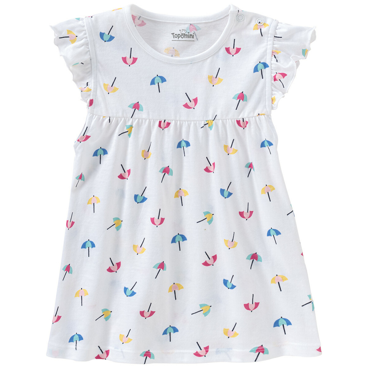 Bild 1 von Baby T-Shirt mit Allover-Print WEISS