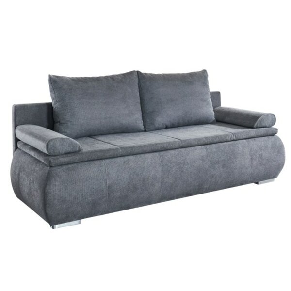 Bild 1 von Schlafsofa Lenon 207x94x90 cm Webstoff Grau