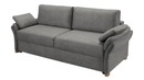 Bild 1 von Schlafsofa mit Bettkasten grau 242 x 104 cm - ANDREW