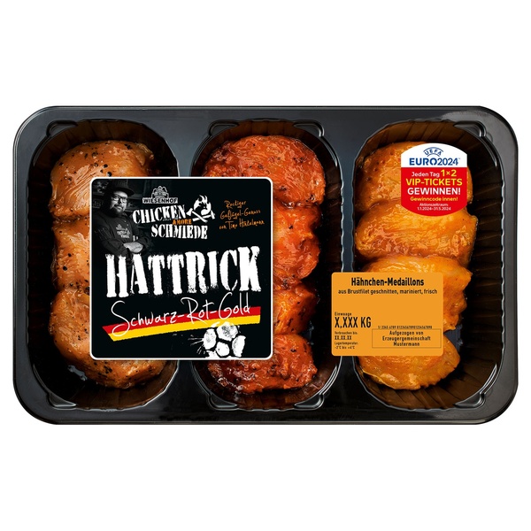 Bild 1 von WIESENHOF Chicken-Schmiede-Hattrick 450 g