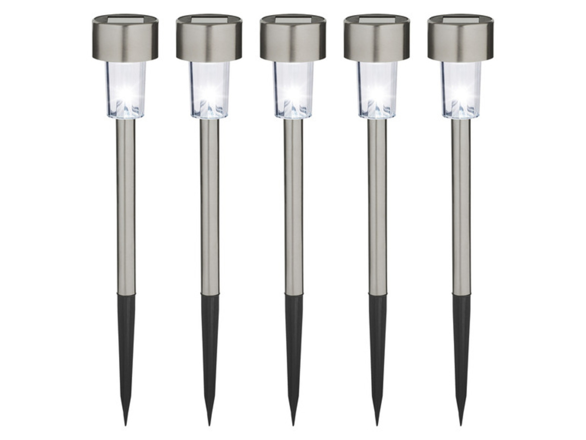 Bild 3 von LIVARNO home LED Mini Solarleuchte, mit Erdspieß, 5 Stück