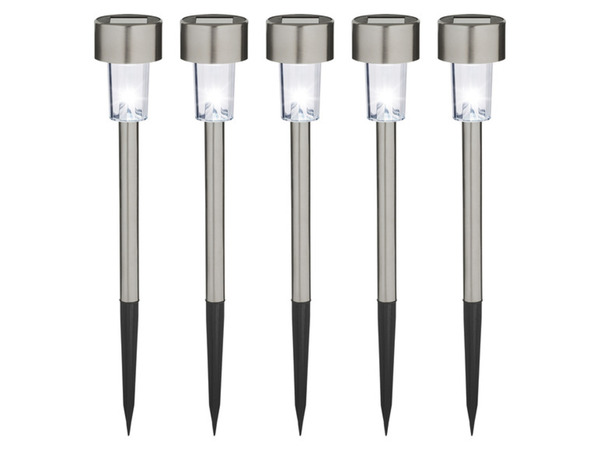 Bild 3 von LIVARNO home LED Mini Solarleuchte, mit Erdspieß, 5 Stück