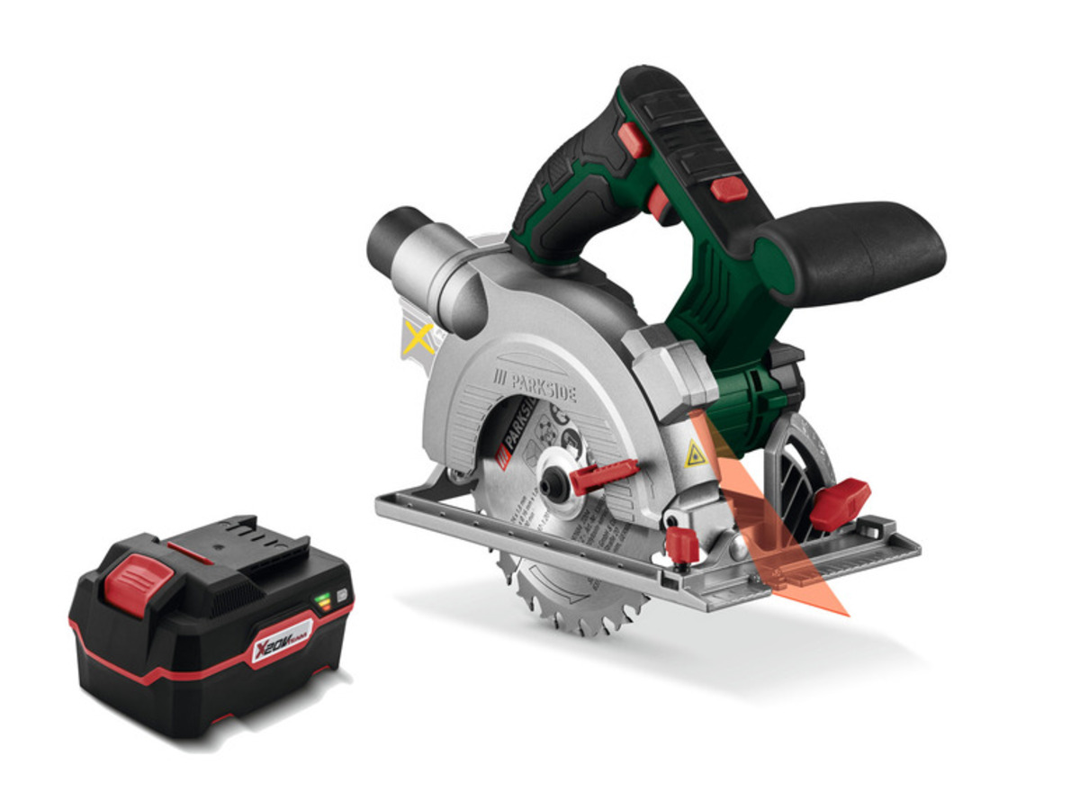 Bild 1 von PARKSIDE® 20 V Akku-Handkreissäge »PHKSA 20 Li B3«, + 20 V Akku »PAP 20 B3«, 4 Ah, ohne Ladegerät