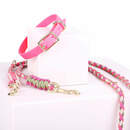 Bild 1 von Zubehör Halsband Leinen Set Biothane Pink für Hunde - Pink/Pink / S