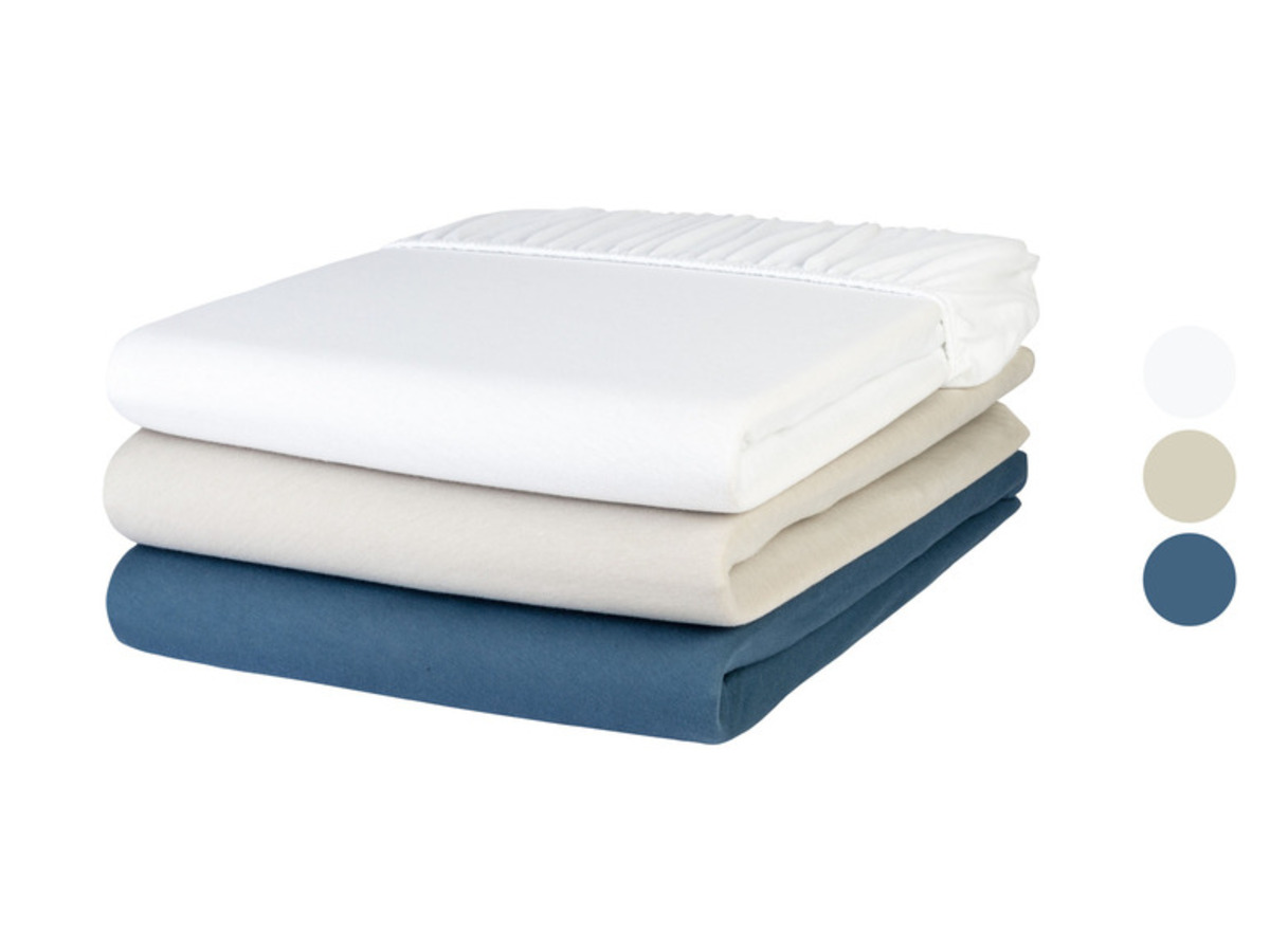 Bild 1 von LIVARNO home Jersey-Spannbettlaken, 80-200 x 200 cm