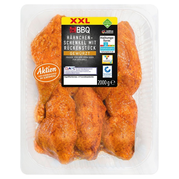 Bild 1 von BBQ Hähnchen-Schenkel, gewürzt 2 kg