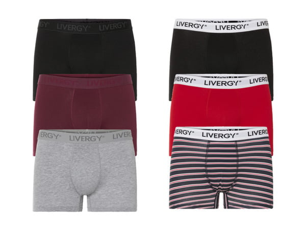 Bild 1 von LIVERGY® Herren Boxerhorts, 3 Stück, mit hohem Baumwollanteil