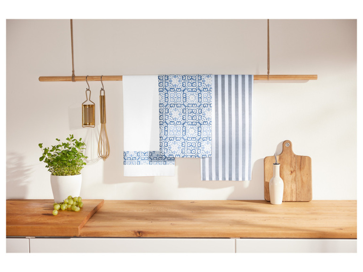 Bild 3 von LIVARNO home Geschirrtücher, 3 Stück, 50 x 70 cm