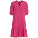 Bild 1 von Damen Musselin-Kleid in Unifarben PINK