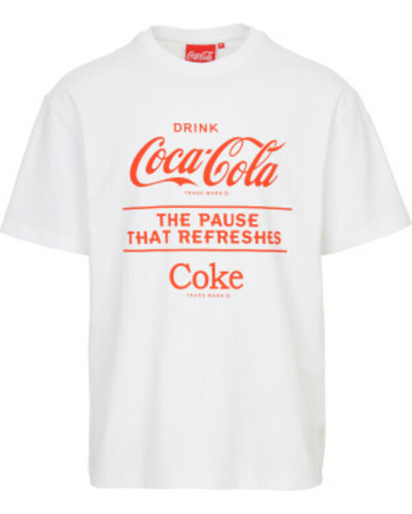 Bild 1 von Coca Cola T-Shirt, Oversize, weiß