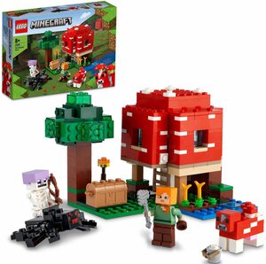 LEGO® Konstruktionsspielsteine »Das Pilzhaus (21179), LEGO® Minecraft™«, (272 St)
