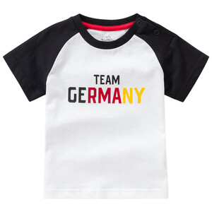 Baby T-Shirt im Deutschland-Look WEISS / SCHWARZ
