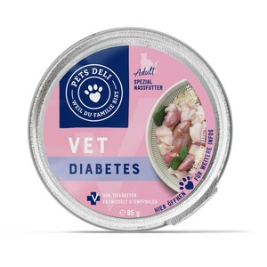 Nassfutter VET Diabetes für Katzen - 85g / Einzeldose