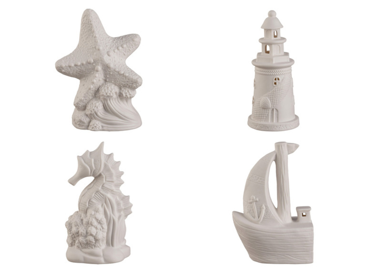Bild 1 von LIVARNO home LED Figur Maritime, aus Porzellan