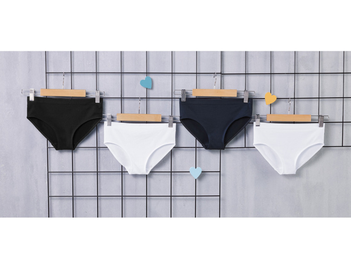 Bild 3 von pepperts!® Kinder Mädchen Slips, 4 Stück, seamless