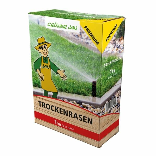 Bild 1 von Grüner Jan Premium Trockenrasen 1kg