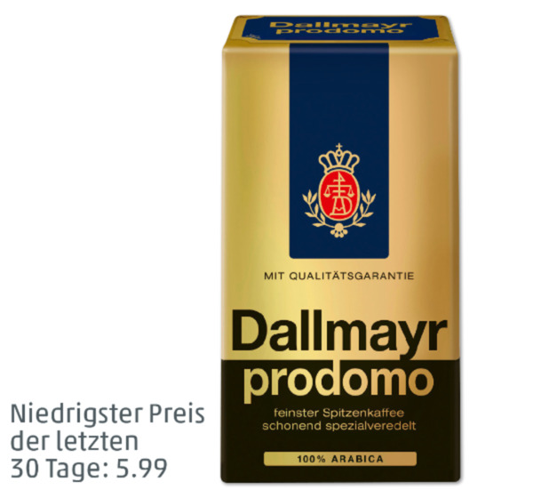 Bild 1 von DALLMAYR Kaffee prodomo*