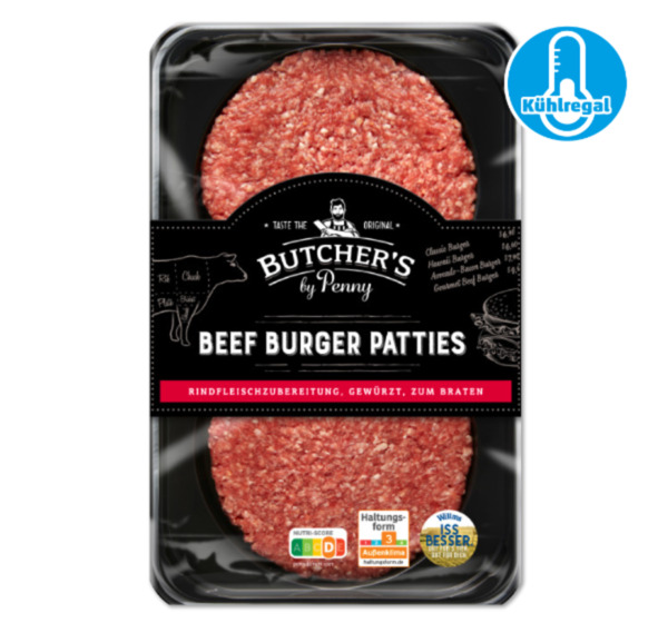 Bild 1 von BUTCHER’S Beef Burger Patties Classic*