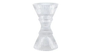 Kerzenhalter transparent/klar Glas  Maße (cm): H: 12  Ø: [6.8] Sale