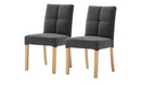 Bild 1 von Woodford Esszimmerstuhl im 2er Set Mako grau Maße (cm): B: 48 H: 89 T: 64 Stühle