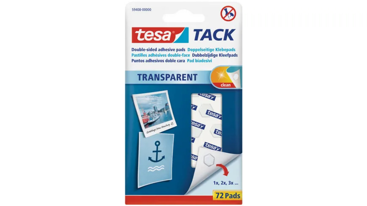 Bild 1 von tesa®Tack® Doppelseitige Klebepads 72 Stück