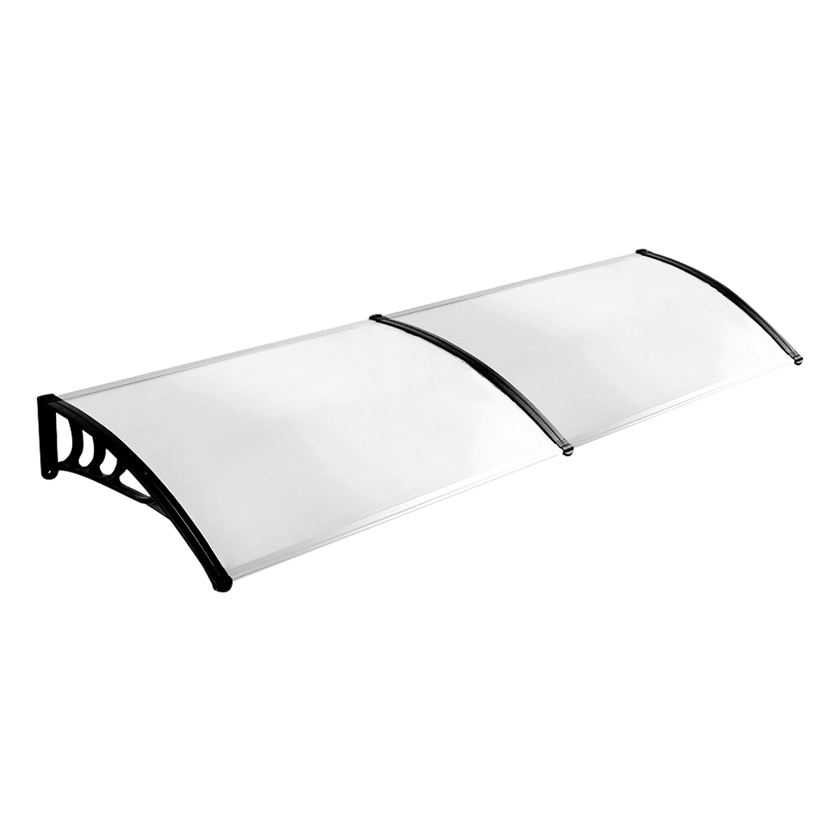 Bild 2 von HC Garten & Freizeit Tür-Vordach - Schwarz