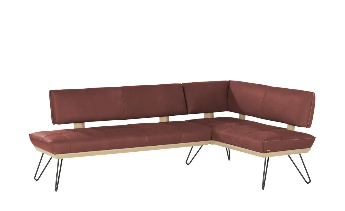 Bild 1 von KOINOR Eckbank  Leder Dining System 4 rot Maße (cm): H: 88 Bänke