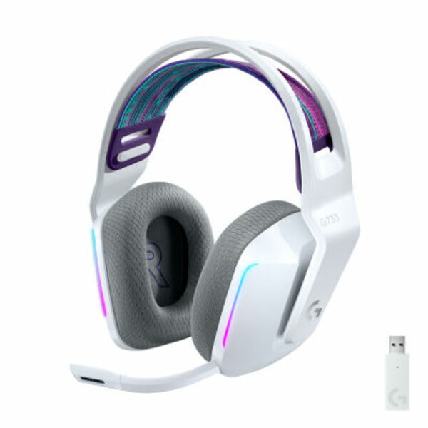Bild 1 von Logitech® G733 LIGHTSPEED Wireless RGB Gaming Headset, weiß