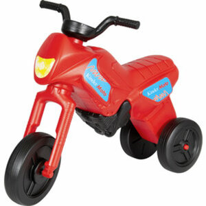 Kinder-Motorrad, rot Laufrad im Motorraddesign