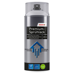 toom Premium-Sprühlack RAL 9010 'Reinweiß' seidenmatt 400 ml