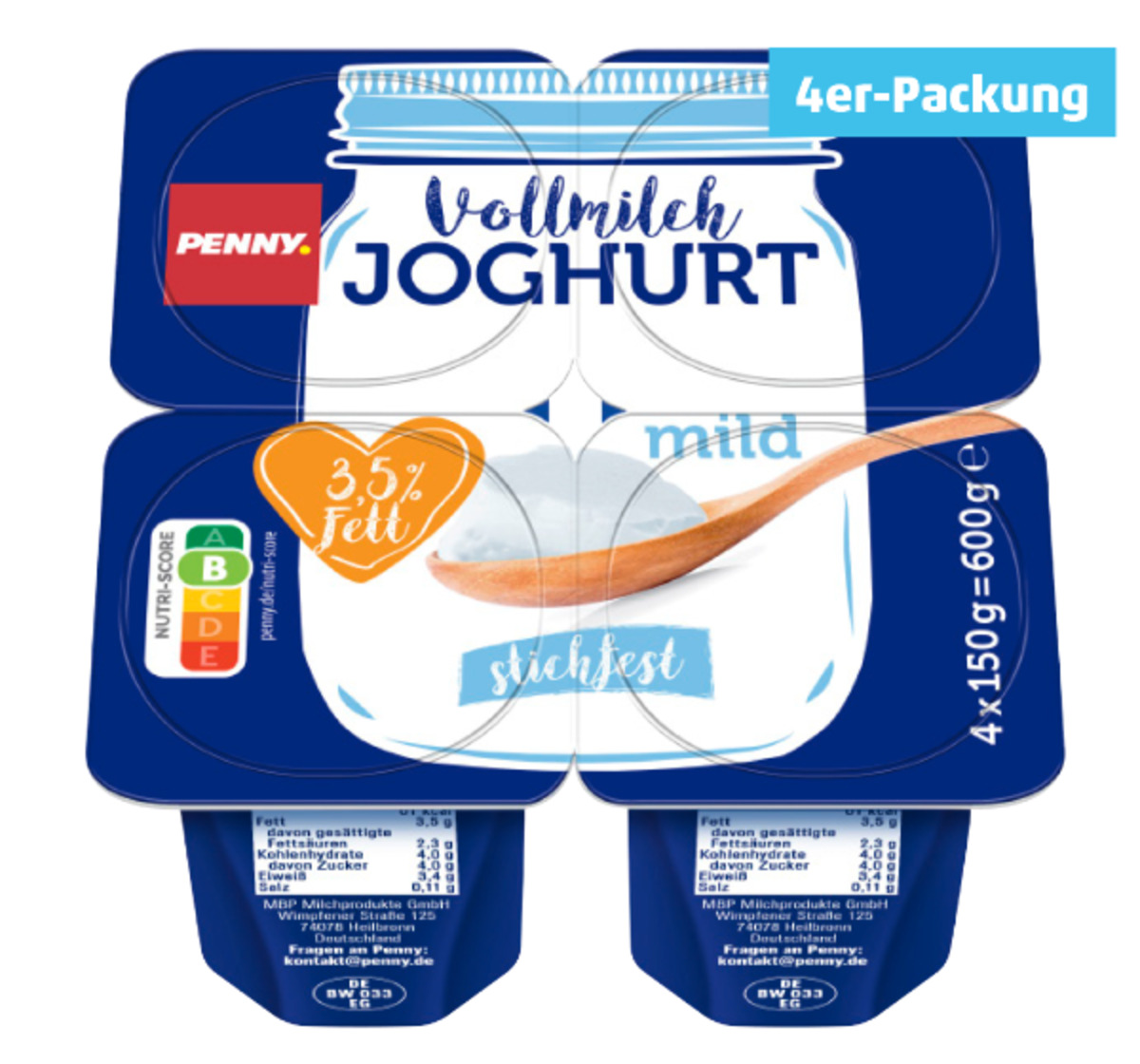 Bild 1 von PENNY Vollmilchjoghurt
