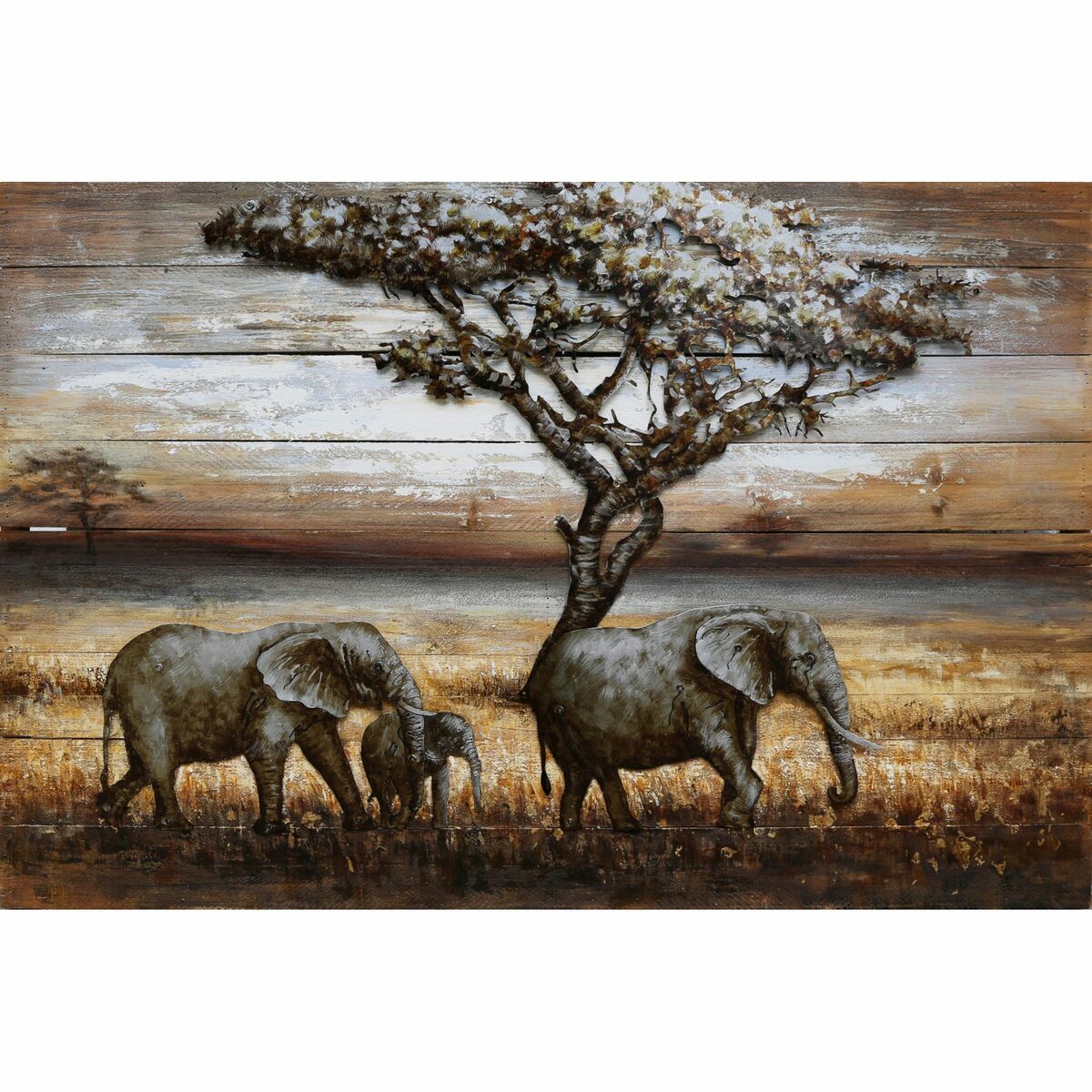 Bild 2 von INTERIA Home&Living 3D Metallbild Elefanten