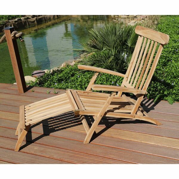 Bild 1 von Teak-Deckchair Natur unbehandelt