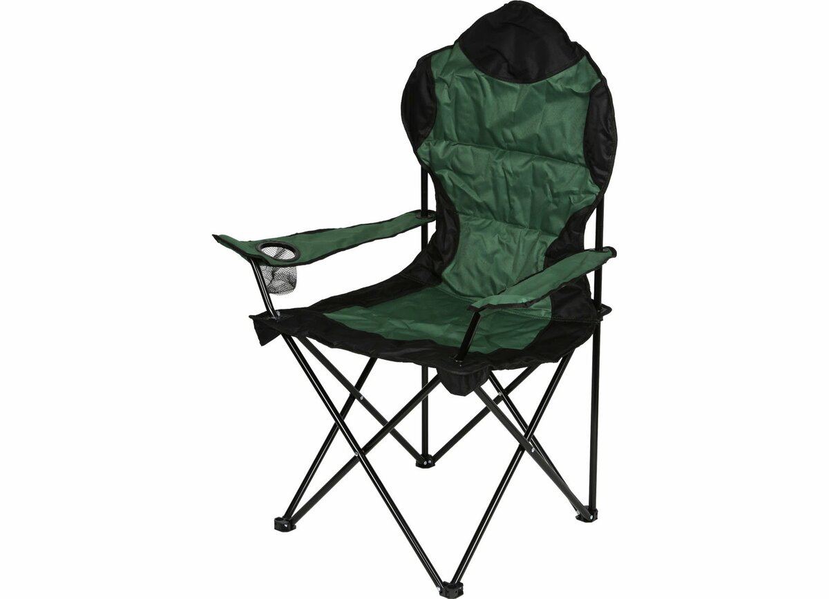 Bild 1 von Camping-Klappsessel Deluxe Waldgrün/Schwarz