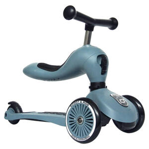 Scoot and Ride 2In1 Highwaykick 1  Blau  Metall