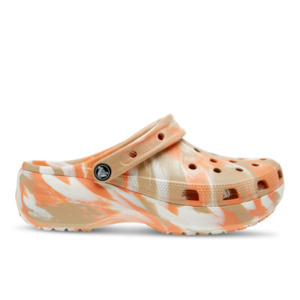 Crocs Classic Platformmarbled Clog - Damen Schuhe